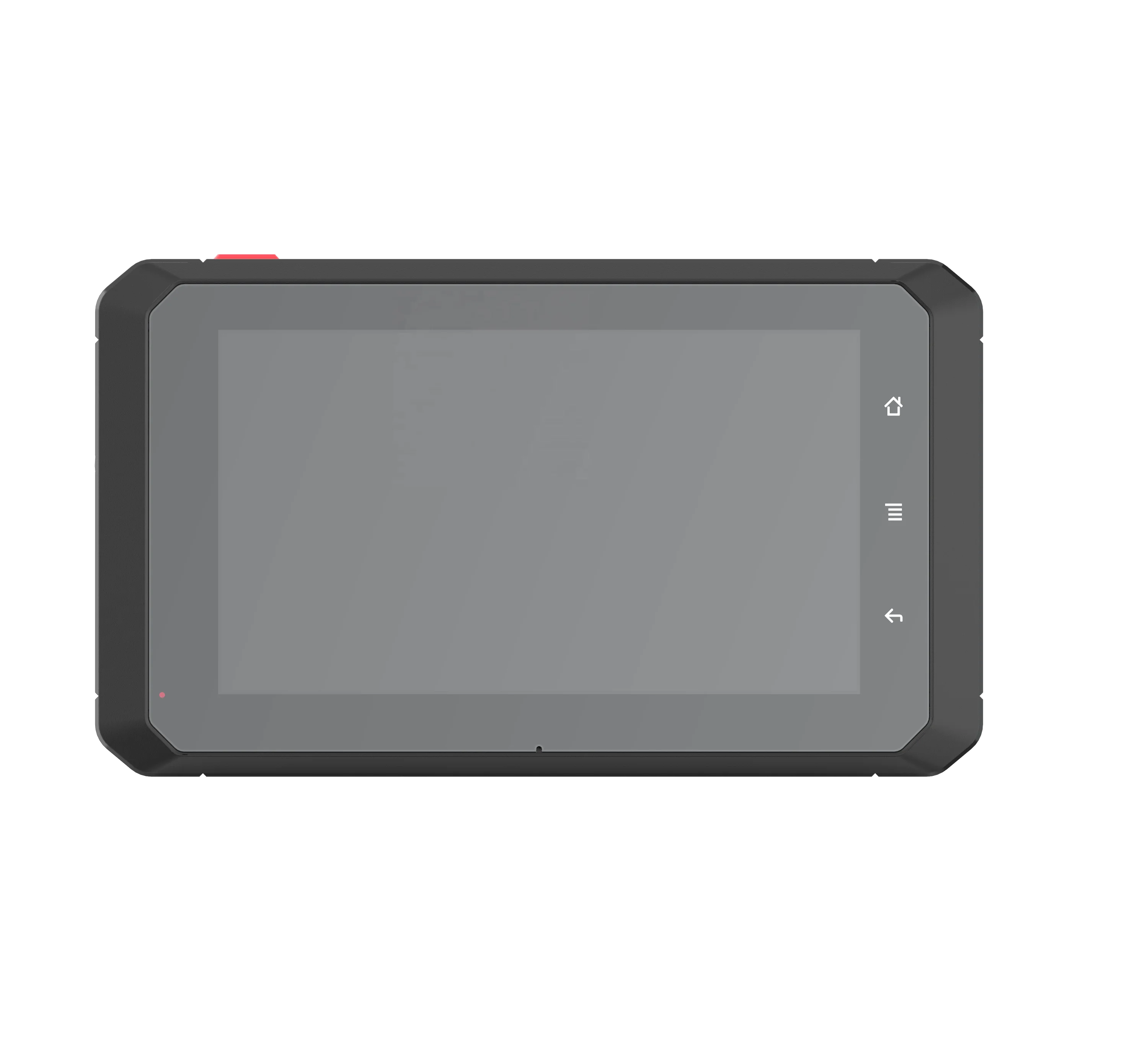 Small size portable rugged in-cab tablet with RAM bracket and RAM mount industrial interface for bus driver monitor