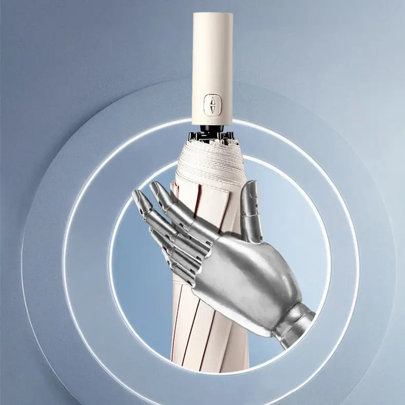 Wholesale Custom Logo Compact Foldable Cheaper Windproof 3 Folding Automatic Umbrellas Rain