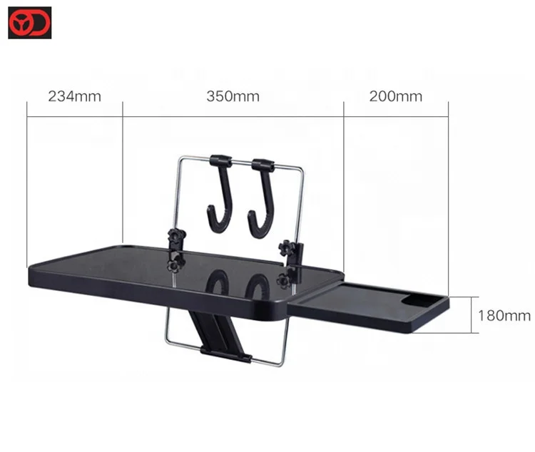 2021 Universal Laptop Ipad Car food table Food eating hook on steering Wheel car tray for