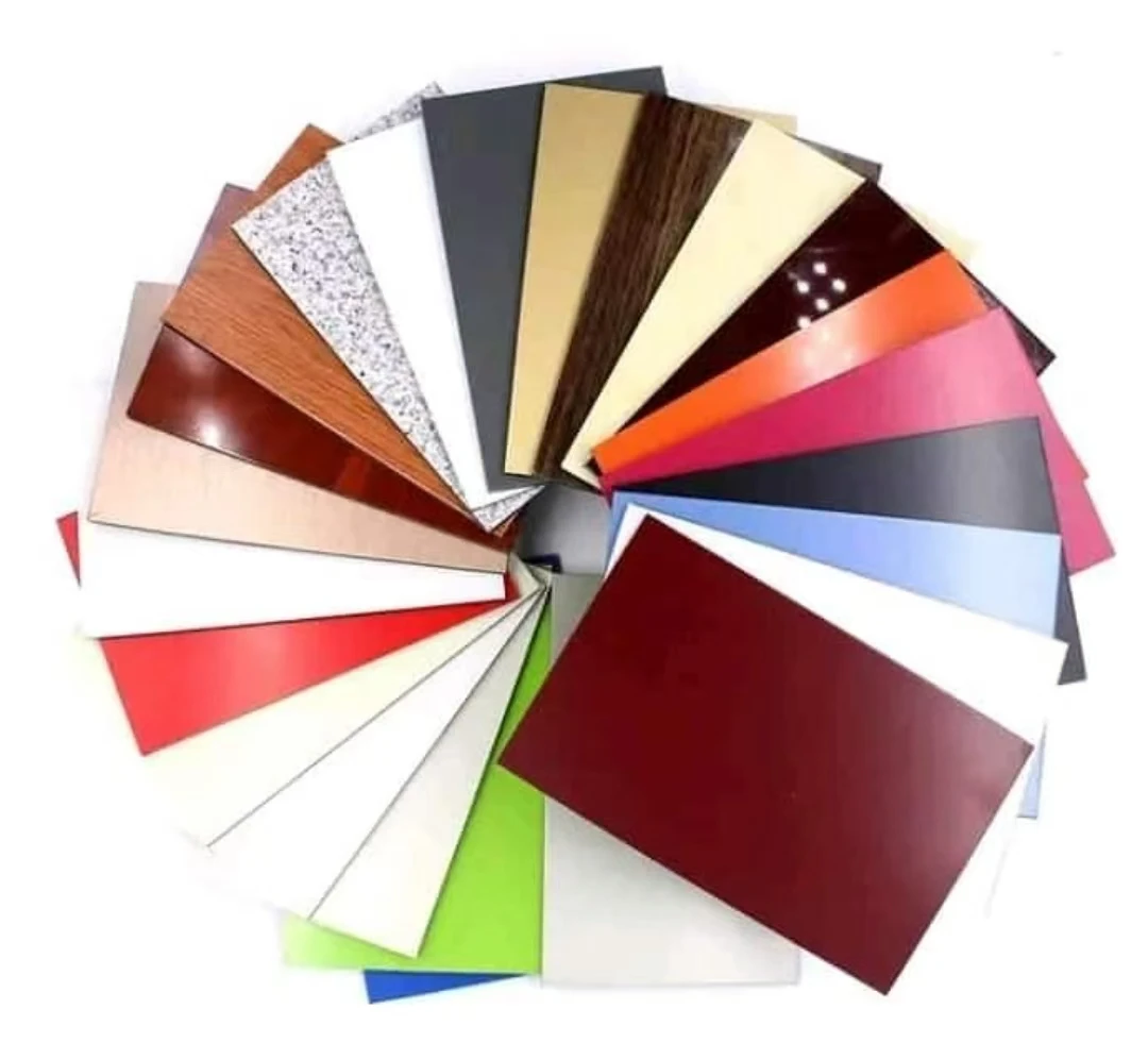 PE PVDF Coating Outdoor For  Interior Exterior Decoration Aluminum Composite Panel gold canopy alucobond puertas alucobond