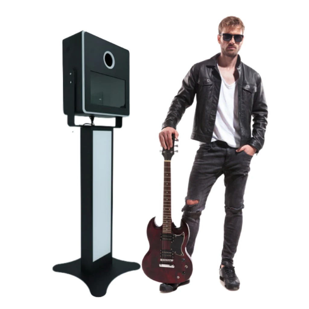 15.6-inch Magic Mirror + 29-inch LCD Screen Hot Sale Miroir Selfie Photo Booth Retro Touch Screen Magic Mirror Photo Booth