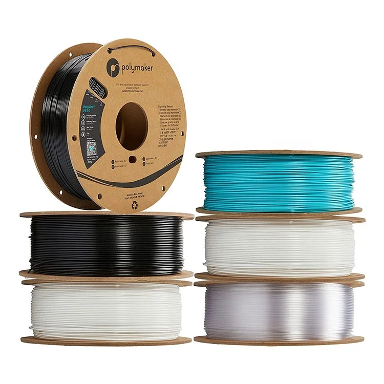 High Strength Custom Carbon Material 1kg / 1.75mm / 2.85mm Polymaker PolyLite Printing PETG 3d Printer Printer Filament