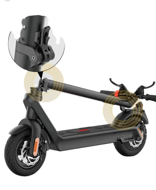 X9 High-Speed Electric Scooter 10-Inch Folding Moto Chopper for Adults 48V Powerful 800W Motor Waterproof with Disc Brake