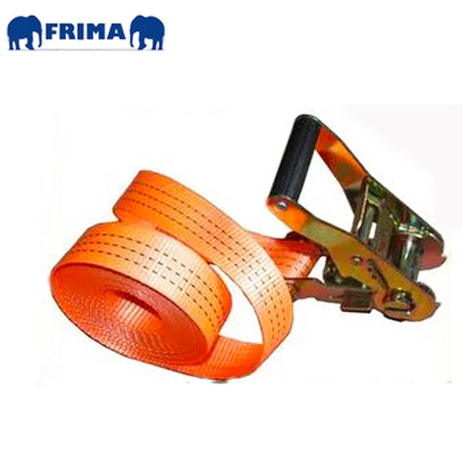 3T/ 40mm/6m Heavy duty  cargo lashing webbing polyester tie down strap with no hook