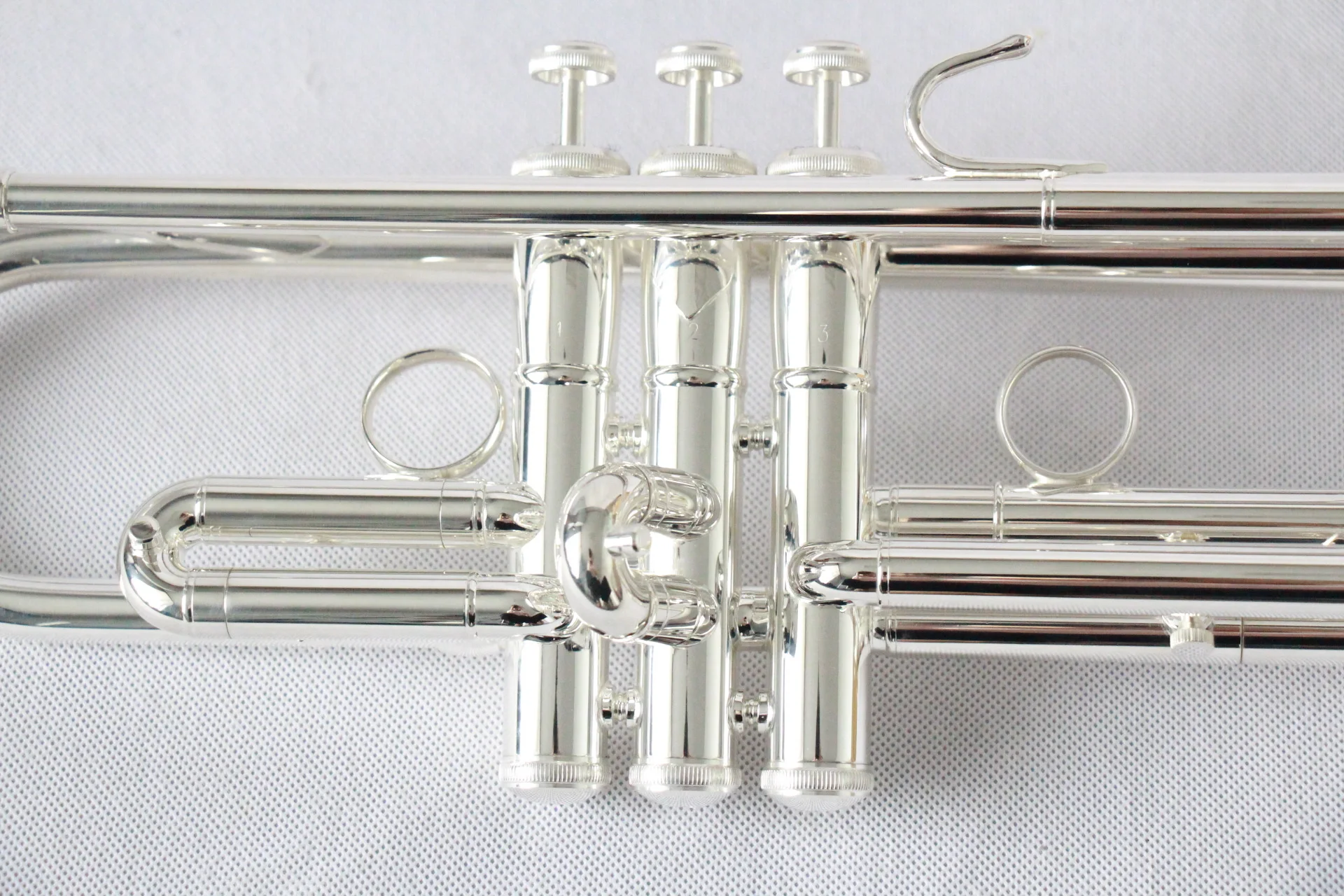 
High end gold cooper professional trumpet B ach style silver plated expensive trumpets top level trumpet 