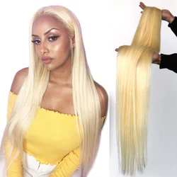 Wholesale Brazilian Human Hair Bundles,Straight 613 Virgin Hair Bundles Weaves,Raw Virgin Blonde Hair Bundles