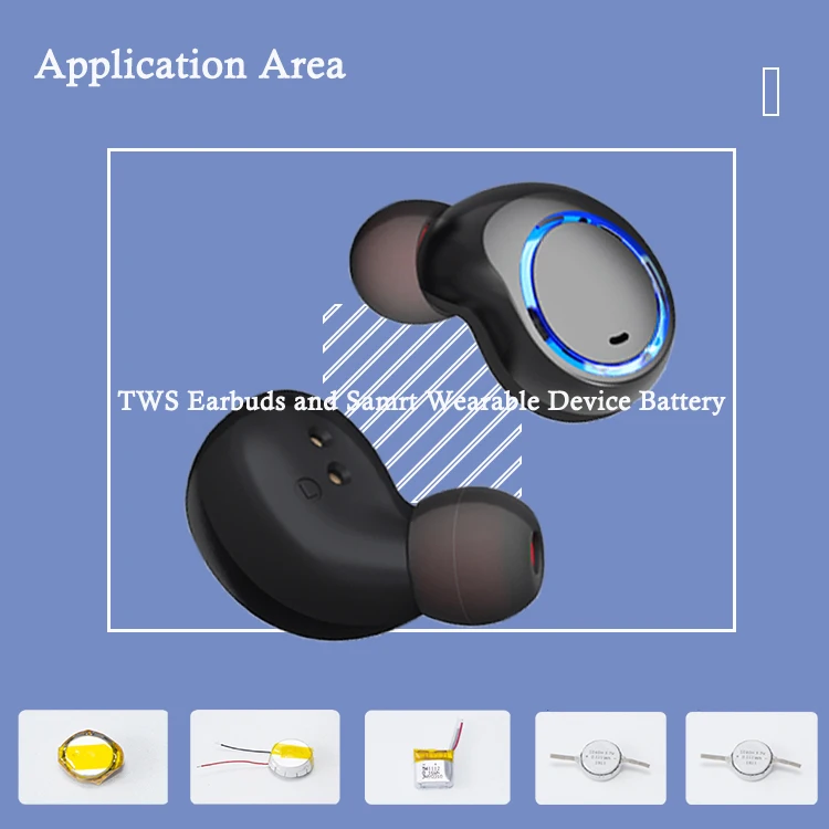 JHY литий-полимерная Кнопка 1154 3,7 V 50mAh перезаряжаемая литий-полимерная батарея