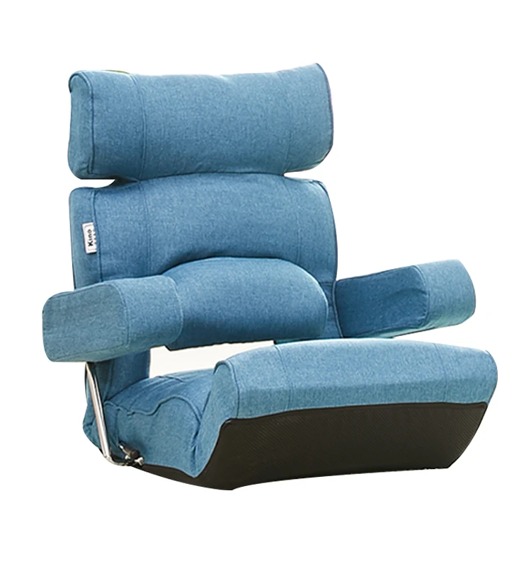 New modern living room sofa with armrest and waist livingroom adjustable  steel frame folding single sofa adjustable