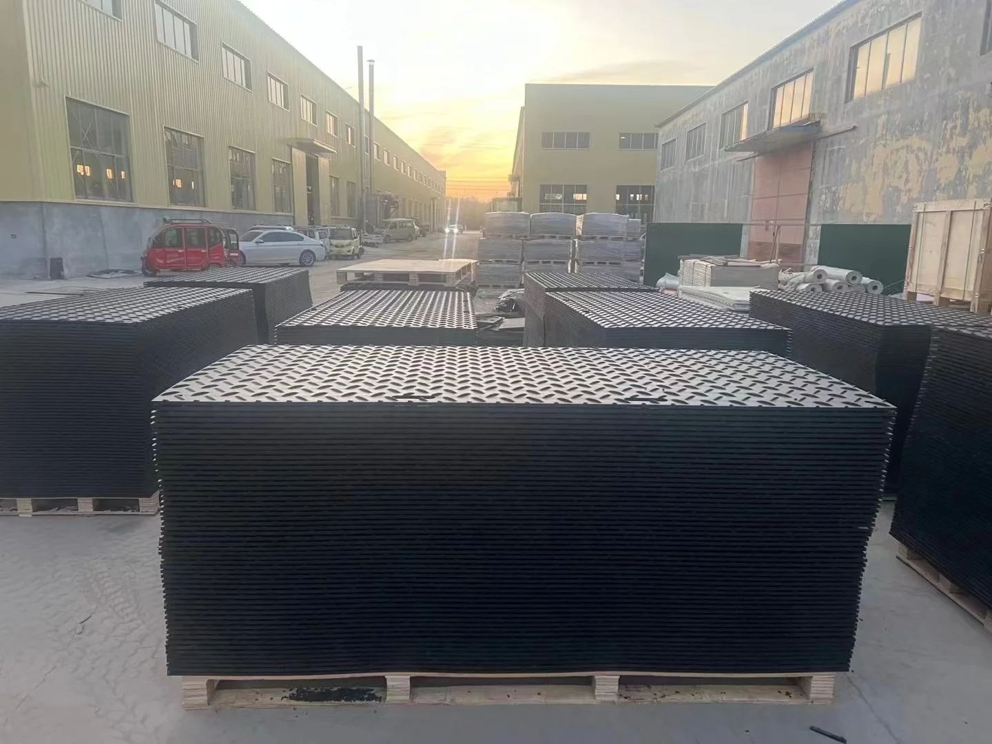 Переработанный коврик из полиэтилена hdpe коврики для защиты грунта/сверхпрочные дорожные