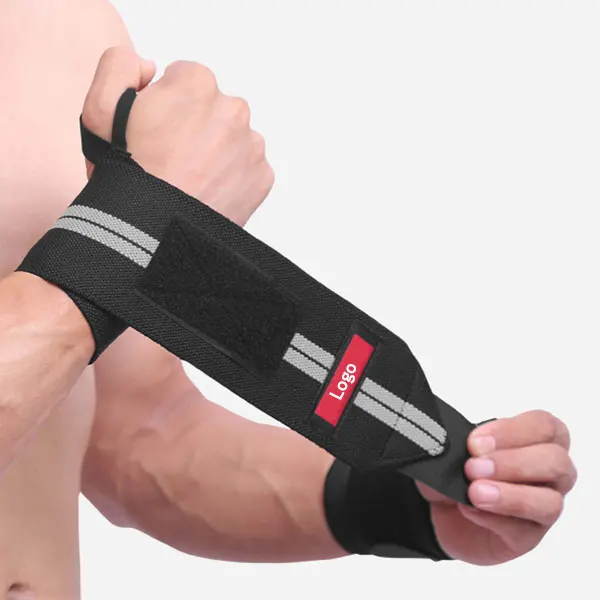 Custom Adjustable Body Building Gym Fitness powerlift Wristband Training Support Straps Belt Workout Weightlifting Wrist Wraps