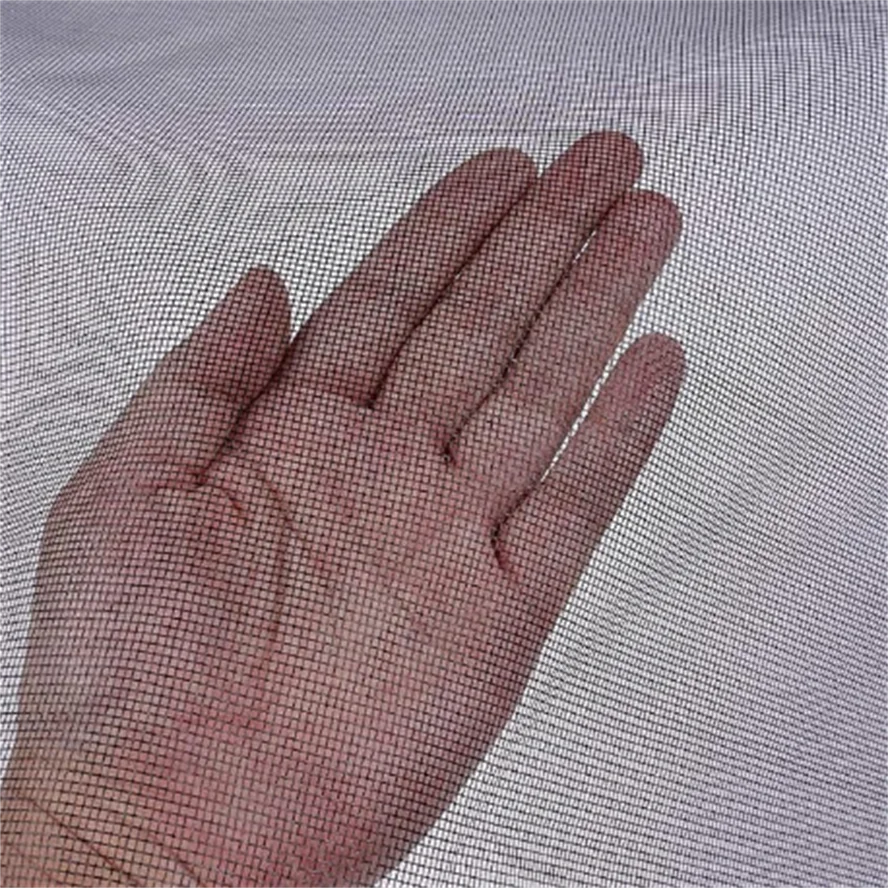 Wholesale Direct Sales Plain Weave Durable Black Fiberglass Mesh For Patio Fiberglass Insect Net Invisible Insect Screen