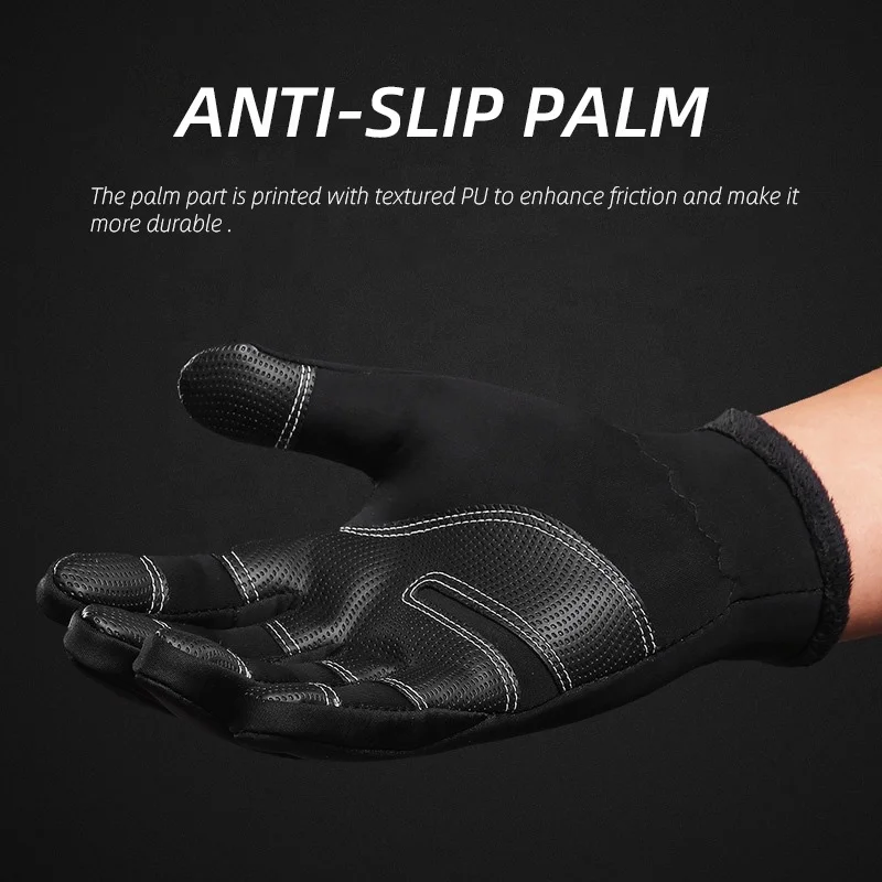 VICTGOAL full finger riding gloves motorcycle full finger warm thermal cycling gloves men racing gym sports gloves