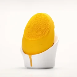 Высококачественное ультразвуковое очищающее средство для лица, глубоко очищающее поры и грязь лица, беспроводная Очищающая щетка для лица с подогревом для мужчин