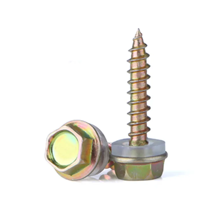 Din6928 hex flange head self tapping wood screw