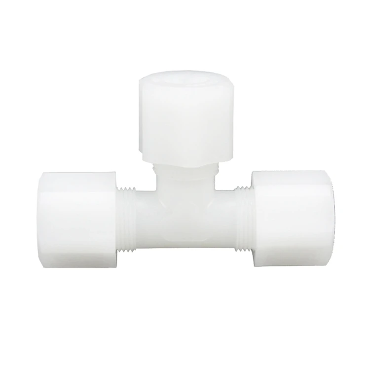 union for plastic pipe PVDF  tee Unions PVDF High Quality Wholesale China Big Factory Good Price Connector