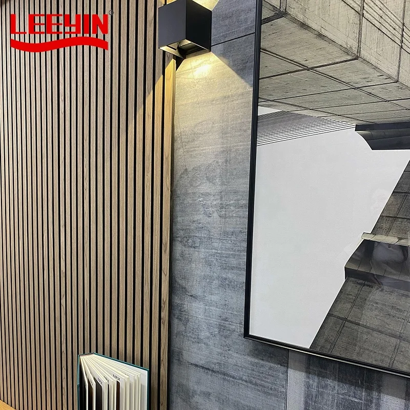 Building Boards Wall Ceiling Akupanel Sound Absorption Wooden Acoustic Panel Wood Slat Panel