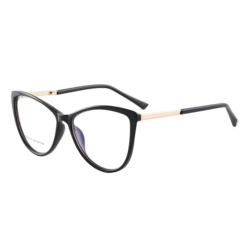 Stylish Optical Cat Eye Frame Anti Blue Light Glasses Women Glasses Fashion Eyeglasses Spectacles Square Eye Glasses (Clear)