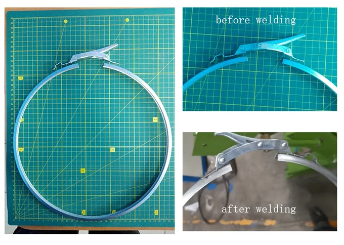 Hwashi DC Spot Welding Machine Automatic 2-electrode Welding Machine For Hoop