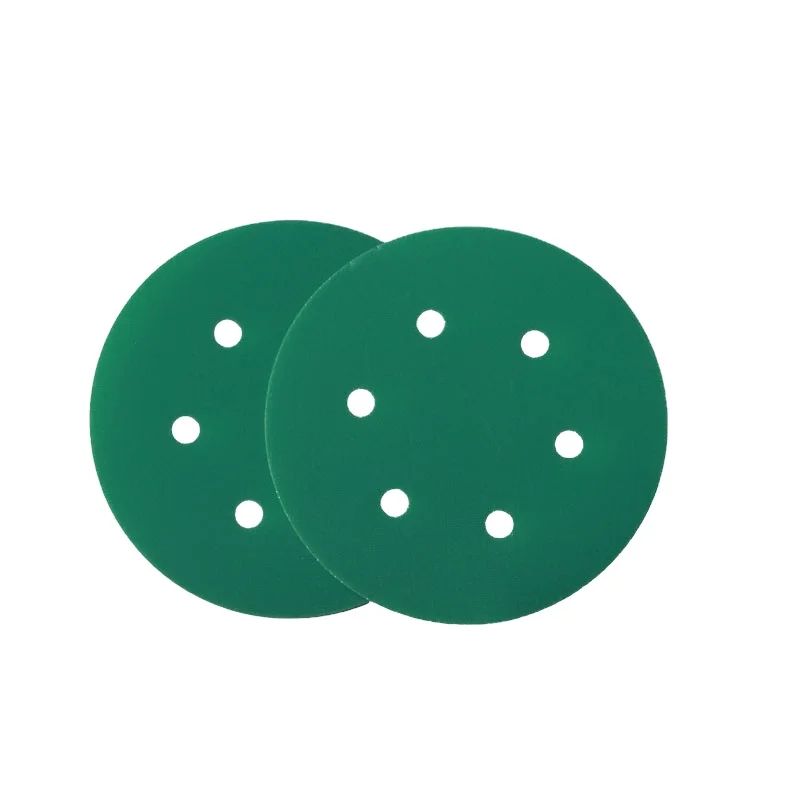car polishing tools round PET film sand paper aluminum oxide abrasive
