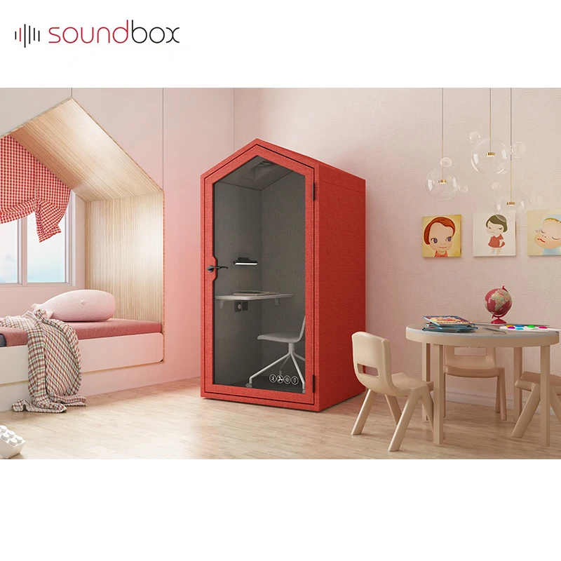 Soundbox telephone booth call house booth movable soundproof office acoustic booth meeting pod home office pods