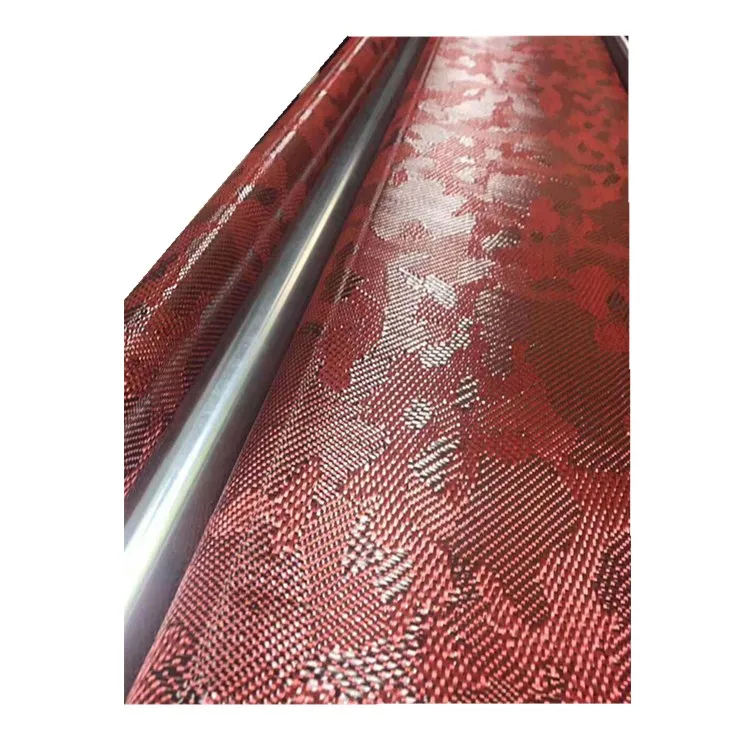 1500D 200gsm yellow carbon aramid fiber fabric