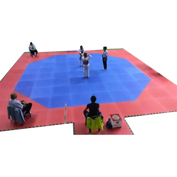Wholesale Custom Logo Karate Judo Taekwondo Puzzle Eva Foam Floor Tatami Octagon Mat