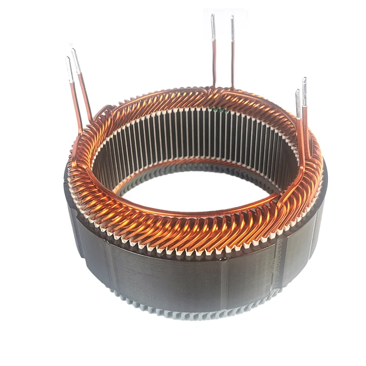 KPL1120A01 12V130A hair pin stator auto parts for Toyota construction machinery alternator stator
