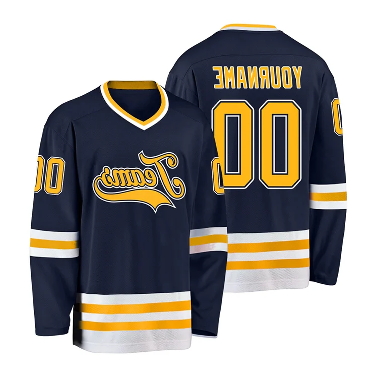 Cheap Practice Hockey Jersey Customized Lightweight Polyester Sublimation Team Hockey Jerseys