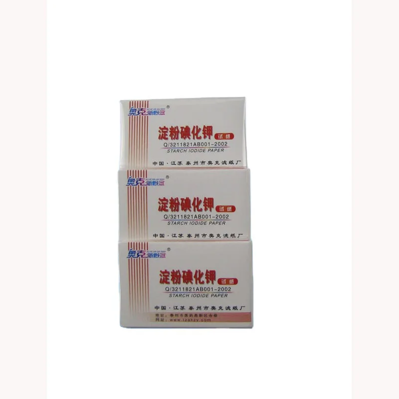 Lab-supply potassium iodide-starch test strips with manufacture sale
