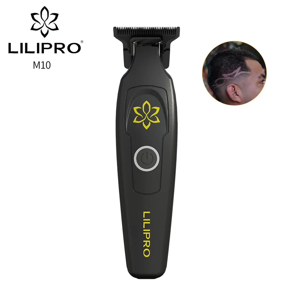 LILIPRO M10 Maquina Para Cortar Cabello Professional Zero Gapped Barber Blade Cordless Rechargeable Edgers Salon Trimmer for Men