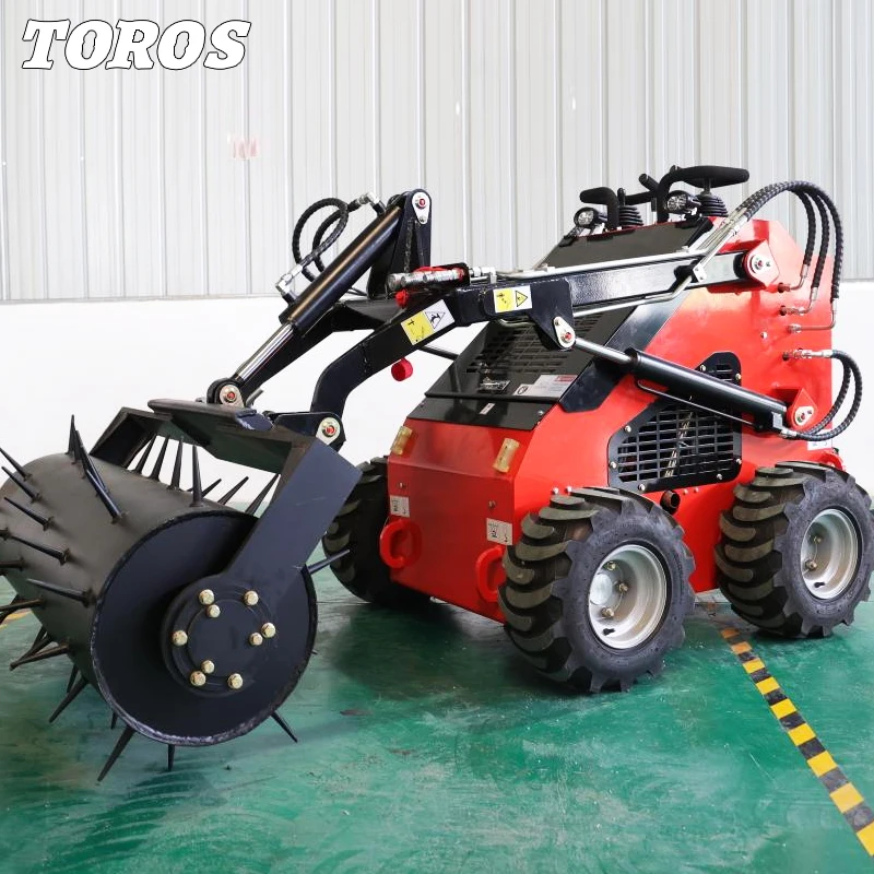Small Agriculture Machinery Wheel Skid Steer Laoder Wholesale Customize Mini Skid Steer Loader Chinese High Quality Minicargador