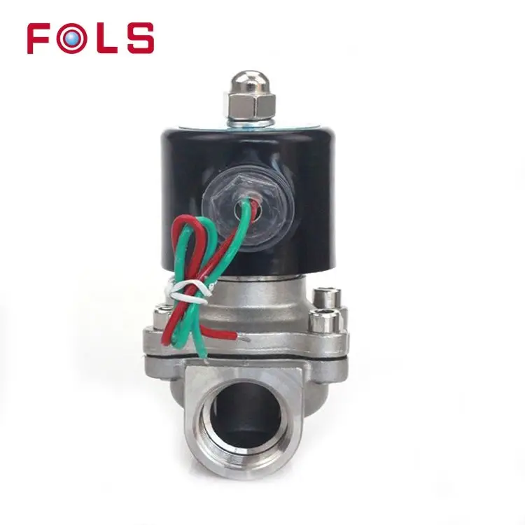 DN20 3/4 inch 2W-200-20 Normally Closed stainless steel  AC220V DC12V DC24V 2 way mini electric actuator Solenoid Valve