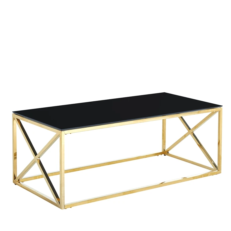 2023 CANADA HOT SELL console table with stainless steel and glass