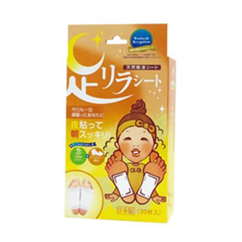 Japanese herb 30 sheets yomogi detox herb foot patch for supports your skin