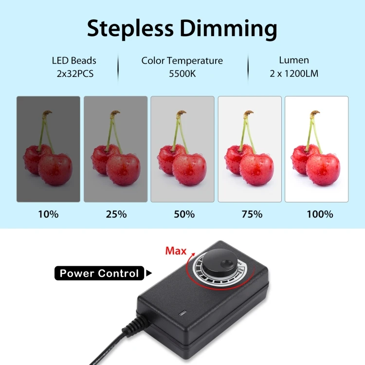 Dropshipping Photo Box with Lights PULUZ 40cm Portable Led Light Box with Free Background for Product Photography