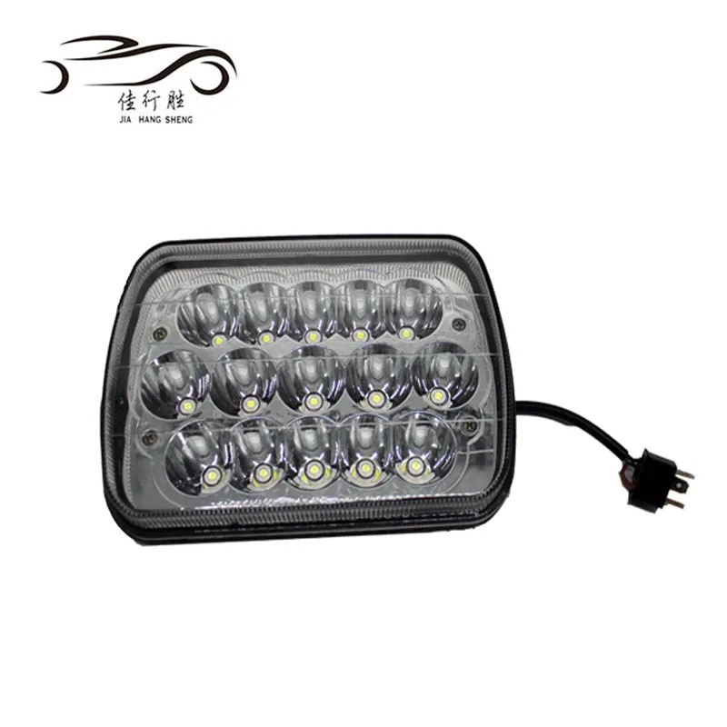 7inch square led head lamp 4x6 led light Manufacturer 45w led head driving light for lada niva jeeps jl hummer
