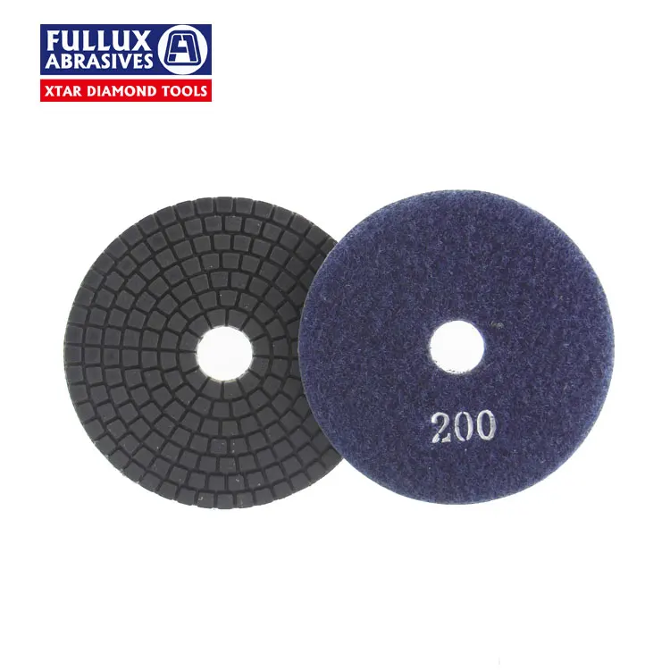 Fullux 7-Steps Diamond wet resin Polishing Pads set For Stone diamond polishing pad resin polishing pad