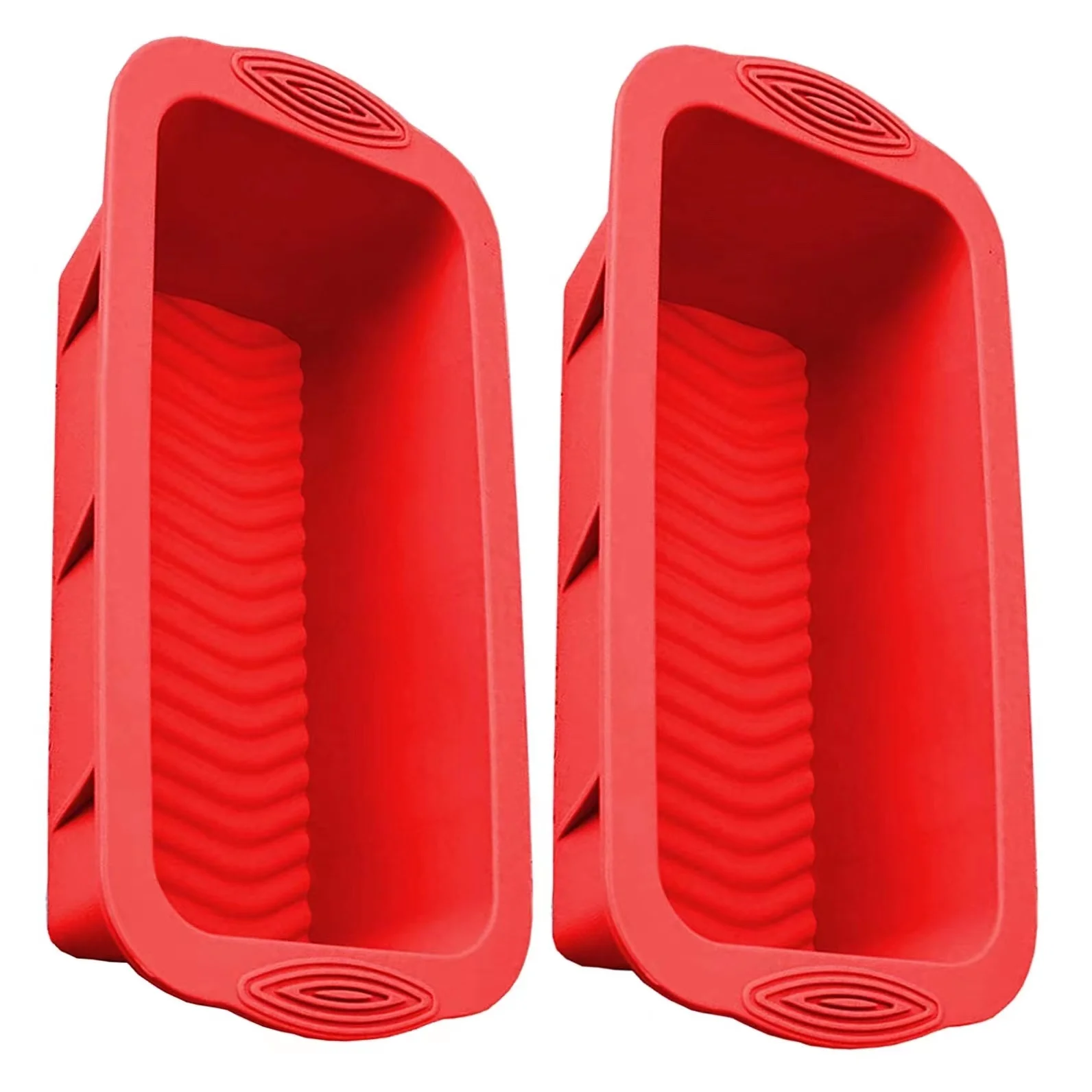 Custom Rectangular Shaped Silicone Loaf Pan Nonstick Baking Tools Cake Molds For Homemade