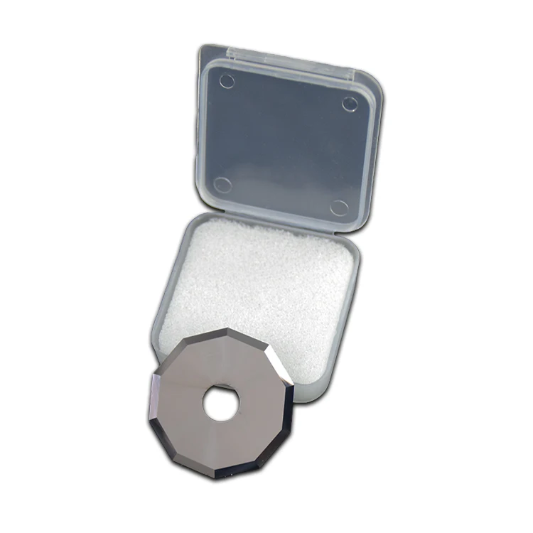 Tungsten Carbide Digital Cutter Machine Decagonal Blade Computer Tungsten Steel Blades Customized