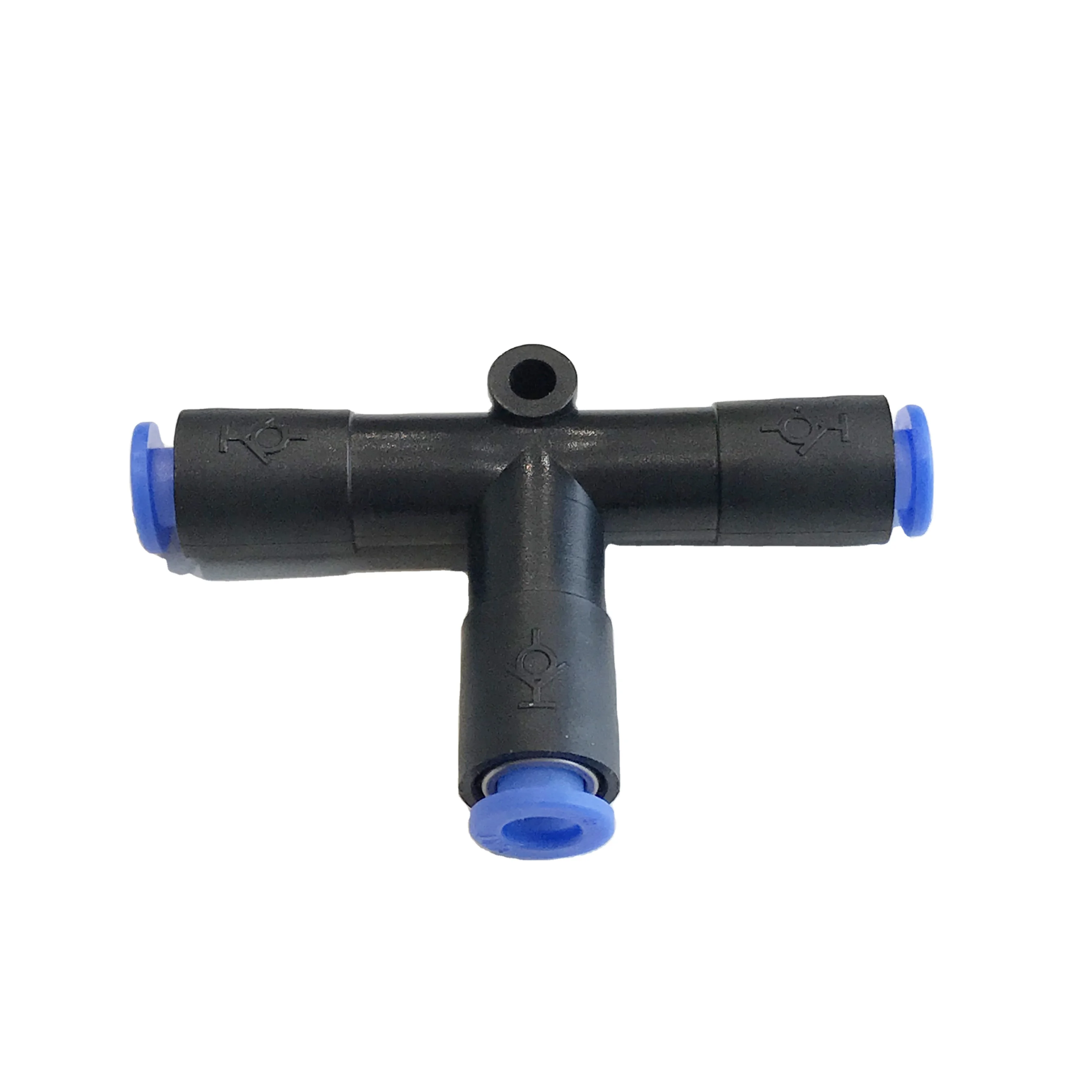 CKT Union Tee Pneumatic Self-sealing Air Pipe Fitting Pneumatic Cylinder Hose Fittings