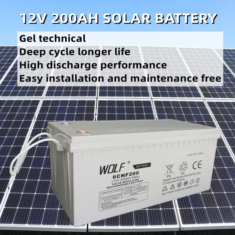 Solar storage power system gel battery 24v 48v 200ah 100ah 150ah 300ah 12 volt battery for solar panel system
