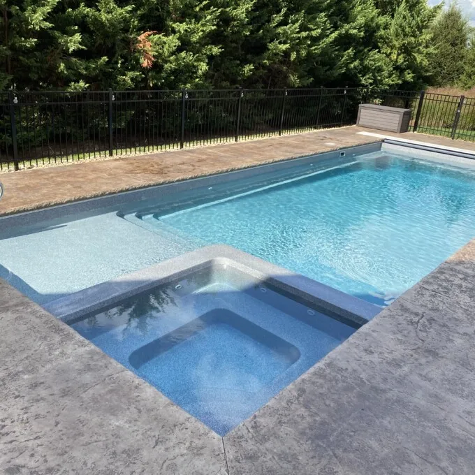 Открытый взрослый piscina fibra de vidrio 6x3 многоэтажные бассейны из стекловолокна цена готовый бассейн с джакузи