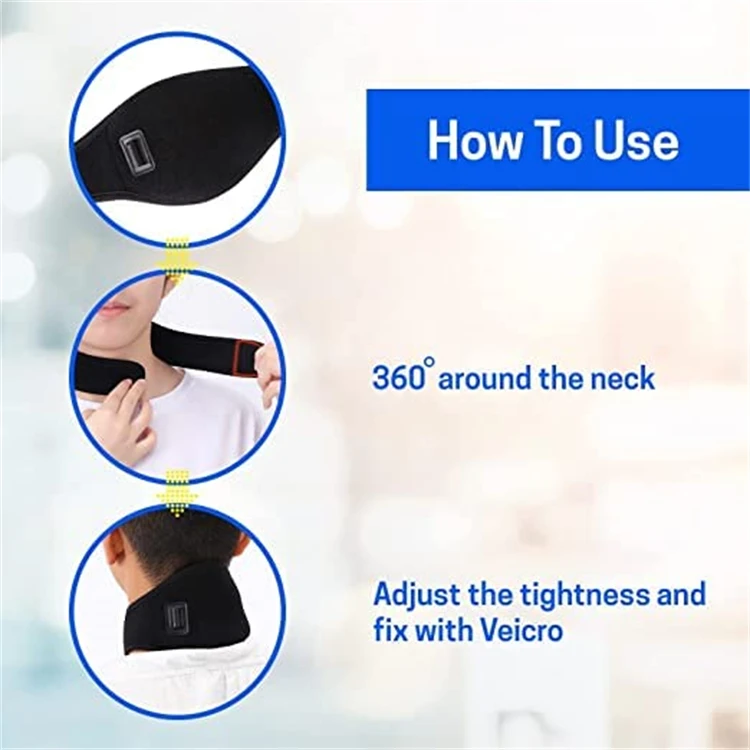 Universal Cervical Collar Electronic Warmer Neck Heating Wrap Pad Neck Brace for Neck  Pain Relief and Pressure Relief