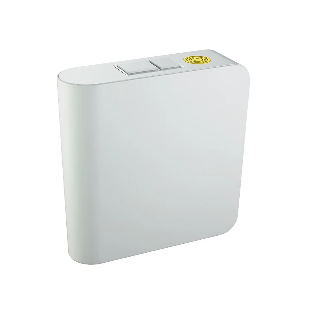 Humanization deodorant design 9 litre plastic low level flush tank toilet cistern