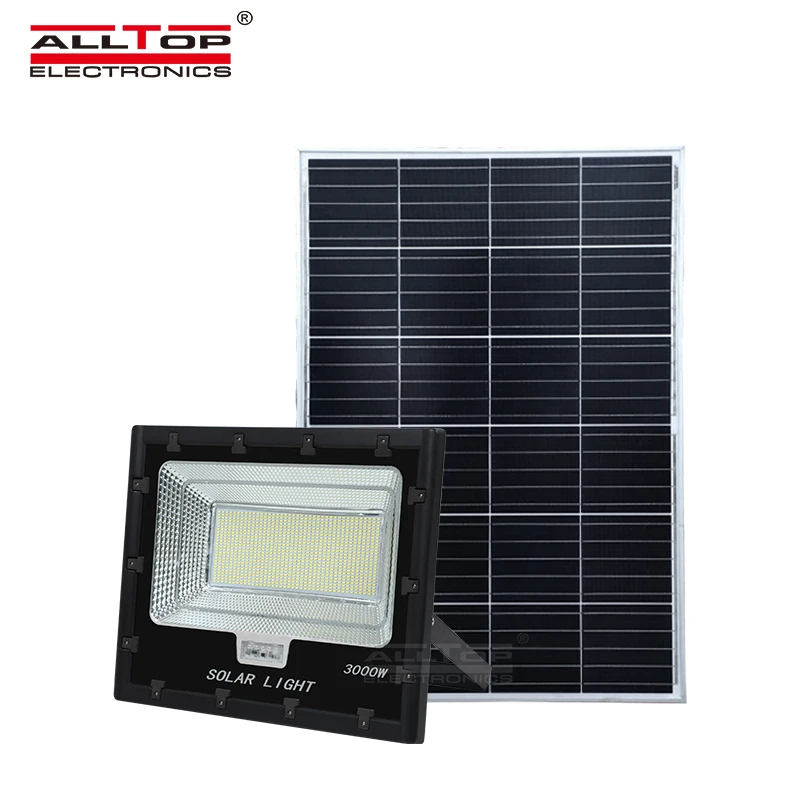ALLTOP Rechargeable Plastic Outdoor Reflector 3000w Solar Energy LED Flood Light