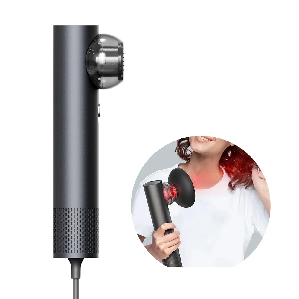 New Design Customized 1000w Lightweight 3 Levels Plasma Blow Dryer 30000rpm Diffuser Nozzle Mini Hair Dryer