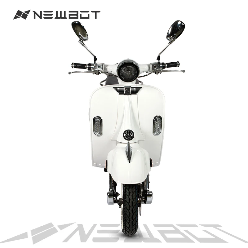 Newbot EEC 4500W 72V 40Ah White Adult Lithium Battery electric moped electric scooter electric motorcycle