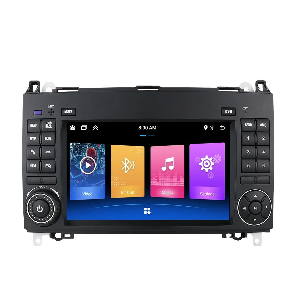 2 Din Car Multimedia Player Android 13 Gps Autoradio For Mercedes Benz B W245 B150 B160 B170 B180 B200 B55 2005-2011