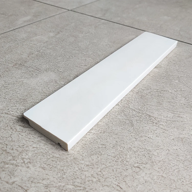 New Arrival Decorative Waterproof Easy Install Floor Accessories Polystyrene Wall Skirting Baseboard