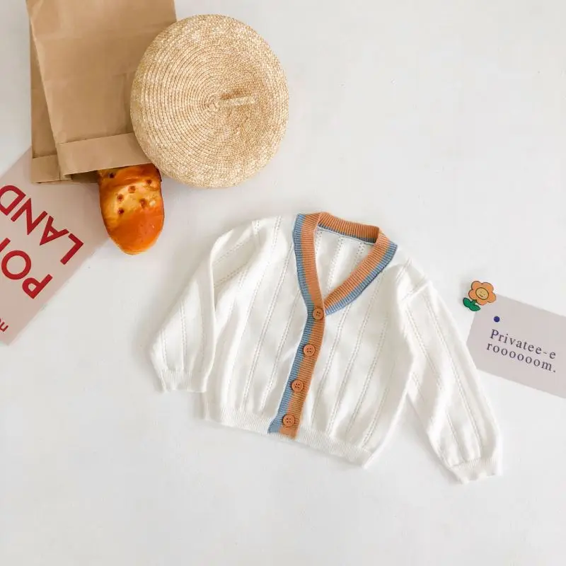 engepapa autumn newborn long-sleeved casual coat infant knitted cardigan baby unisex clothes